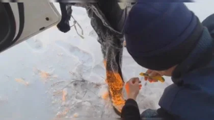 Екібастұз маңында көлік мұз астына түсіп, төрт адам ажалдан аман қалды