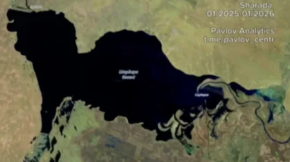 Шардара су қоймасындағы су деңгейі күрт төмендеді