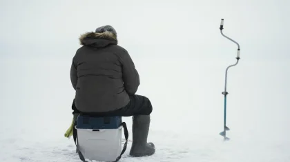 Қапшағайда мұз жарылып, балықшы ажалдан аман қалды