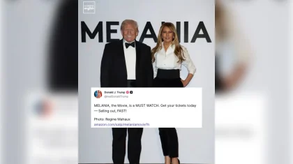Трамптың әйелі түсірген «Мелания» деректі фильмі премьера күні рекордтық табыс тапты