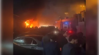 Бакуде бір адам ресторанды әдейі өртеп, ішіндегі адамдардың шығуына кедергі жасаған (ВИДЕО)