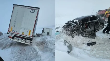 Ақтөбе облысында жантүршігерлік жол апатынан жол апатынан төрт адам қаза тапты