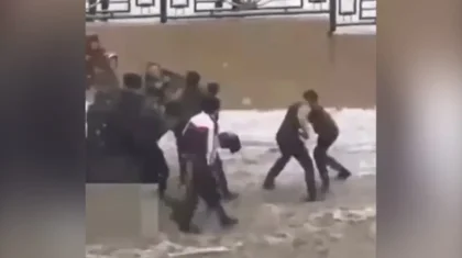 Шымкентте жол бойында жаппай төбелес болып, 3 адам қамауға алынды