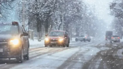 Қазақстанның бірқатар өңіріндегі тасжолда қар аралас жаңбыр жауады