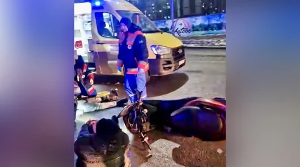 Ақтөбеде 8-сынып оқушысы мопед жүргіземін деп жол апатына ұшырады