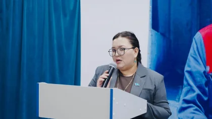 Ірі кәсіпорынның еңбек ұжымы азаматтық белсенділікті қолдайды: Референдум алдындағы кездесу