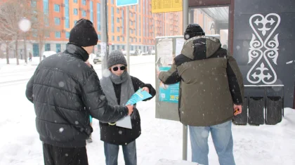 Жалпыұлттық коалиция белсенділері үгіт-насихат жұмыстарын бастады