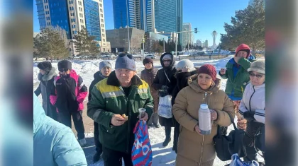 Астаналық зейнеткерлер қайырымдылық акциясын өткізді