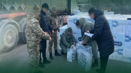 Қазақстанға 150 мың қорап темекіні заңсыз өткізбек болғандар қолға түсті
