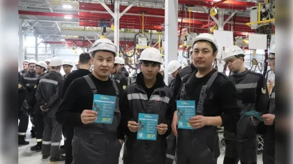 Қостанай облысында зауыт қызметкерлері конституциялық өзгерістерді талқылады