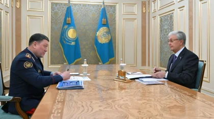 Ішкі істер министрі Тоқаевқа Қазақстанда қылмыс 8 пайызға азайғанын айтып берді