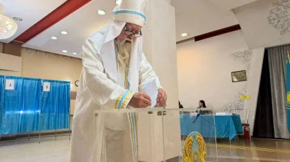 Қостанайдағы референдум учаскесінде Наурыз қарсаңында Қыдыр ата дауыс берді