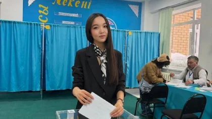 Астананың 18 жастағы тұрғыны алғаш рет дауыс берді