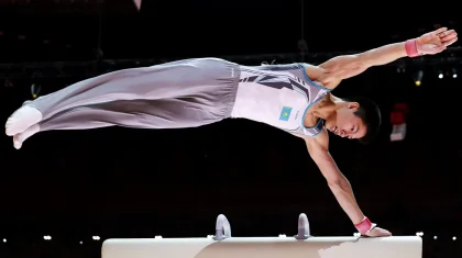Әлем кубогы: гимнасшы Зейнолла Ыдырысов күміс медаль жеңіп алды