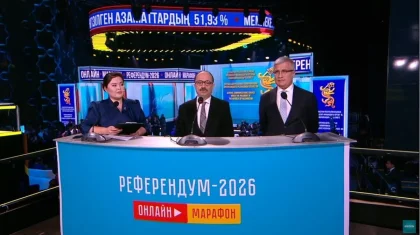 Түркиядан келген халықаралық бақылаушылар Астана, Алматы және Түркістандағы референдум барысына баға берді