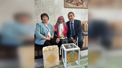 Қазақстандағы ең қарт әжей референдумда дауыс берді