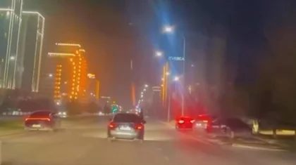 «Досымның туған күні еді»: Шымкентте көлігінен отшашу атқан жігітті полиция қамап тастады (ВИДЕО)