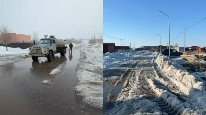 Біздің елде бұрын қар жаумағандай, қамсыз отыра береді - Ақмол ауылының халқы су астында қалудан қорқады