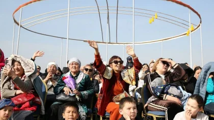 Ең үлкен шаңырақ: Алматыда Наурыз күндері әлемдік рекорд орнатылды