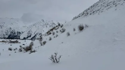 Алматы облысында екі баласы бар отбасы қар құрсауында қалды