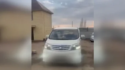 Ақтөбе облысында жол ережесін 36 рет бұзған Toyota Alphard жүргізушісі жолаушы тасымалдап жүрген