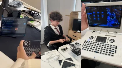 Астанада мектеп оқушысы шағын ноутбук құрастырып шығарды