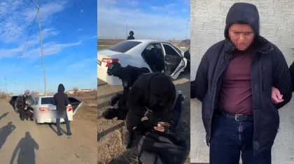 БҚО-да полиция мас адамның бір топ туысын қол-аяғын қайырып, ұстап әкетті (ВИДЕО)