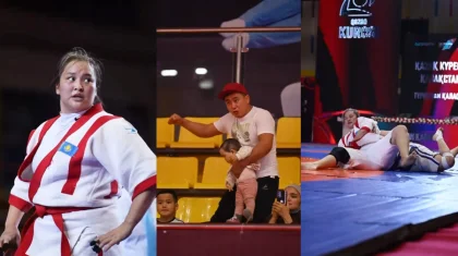 «Қолындағы баласын құлатып ала жаздады»: спортшы қарындасына қолдау көрсеткен ағасының әрекеті ел назарын аударды (ВИДЕО)