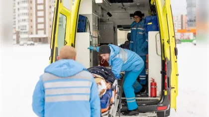 Павлодарда кран машинисі 15 метр биіктен құлап кетті