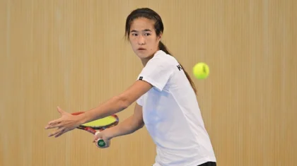 Қазақстандық теннисші екі разряд бойынша халықаралық турнирдің жартылай финалына шықты