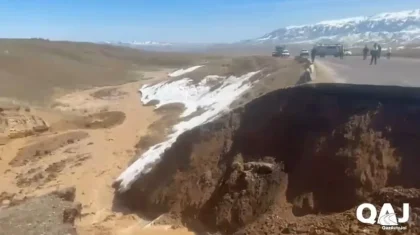 КСРО заманынан қалған: Алматы облысында қар суы жүздеген көлік қатынайтын тасжолды шайып кетті (ВИДЕО)