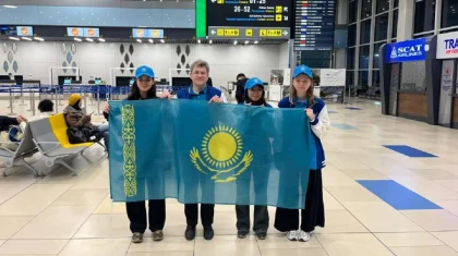 Қазақстандық оқушы қыздар Францияда өтетін халықаралық олимпиадаға қатысады