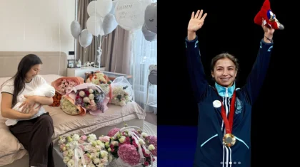 Паралимпиададан әлем чемпионы Ақмарал Науатбек сәбилі болды (ВИДЕО)