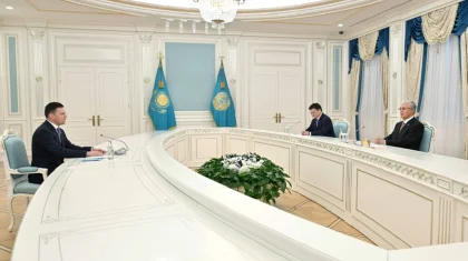 Тоқаев Еуразиялық даму банкінің басқарма төрағасы Николай Подгузовты қабылдады