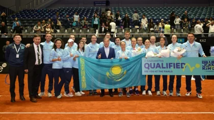 Қазақстан теннистен әлемдегі ең үздік жеті құраманың қатарына енді