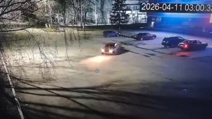 СҚО-да түнгі уақытта көлігімен дрифт жасаған жігіт өзі күтпеген жағдайға тап болды (ВИДЕО)