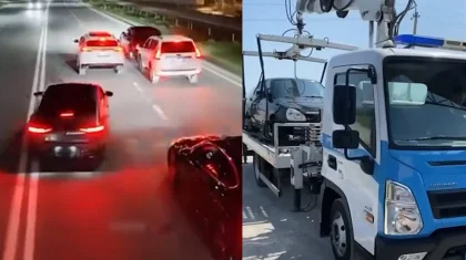 Қарсы жолаққа шығып, «қызыл» түстен өткен: Шымкентте той кортежін өткізгендер көлігінен айырылды (ВИДЕО)