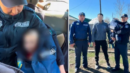 «Әкесі оны бір сағат іздеген еді»: ШҚО-да сақшылар көшеден жалаңаяқ сәби тауып алған (ВИДЕО)