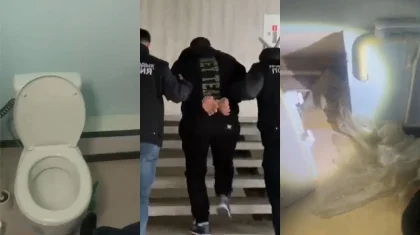 Қарағанды облысындағы аса қауіпті қылмыскер бес жыл бойы дәретхананың ішіне жасырынып келген (ВИДЕО)