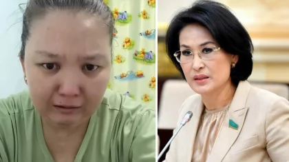 «Алдыма кел, Әлназарова!»: Ақтауда баласы соқыр ішектен қайтыс болған әйел министрге өткір үндеу арнады (ВИДЕО)