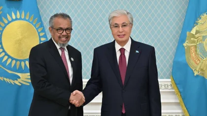 Тоқаев ДДҰ-ның бас директоры Тедрос Адханом Гебрейесуспен кездесті