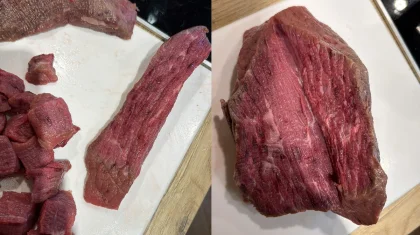 «Арам өлген мал болуы мүмкін»: Magnum дүкенінен ет сатып алған әйел қорқынышты сурет көрсетті