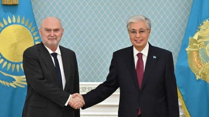 Тоқаев Ақордада ЕҚЫҰ бас хатшысы Феридун Синирлиоғлыны қабылдады