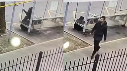 Алматыда жас жігіт зейнеткер әйелді аялдамада аяусыз ұрып, теуіп кеткен (ВИДЕО)