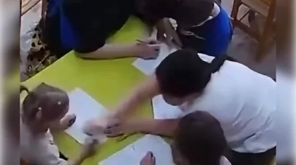 Теміртауда сәбидің бетінен жұдырықпен ұрған тәрбиеші ұсталды (ВИДЕО)