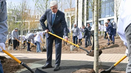 Тоқаев «Таза Қазақстан» республикалық экологиялық акциясына қатысты