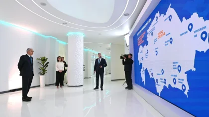 Президент Креативті индустрияны дамыту қорының кеңсесін аралап көрді