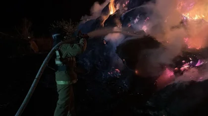 Ақмола облысында 70 тонна шөп өртеніп кетті