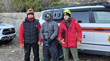 Алматы тауларында адасып кеткен турист табылды