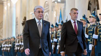 Тоқаев Қазақстанға ресми сапармен келген Чех премьерін Ақордада қарсы алды (ВИДЕО)